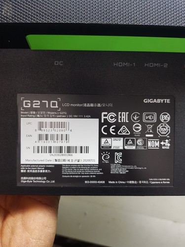 Replacement Parts for GIGABYTE G27Q 27" QHD 144Hz Gaming Monitor - Picture 13 of 32