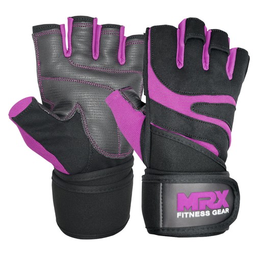Weightlifting Gloves Workout Gym Gloves Fingerless Gym Exercise for Powerlifting - Picture 9 of 16
