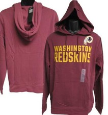 New Washington Redskins Mens Sizes S-M Small Maroon Hoodie