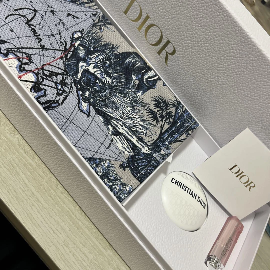 Christian Dior Cosmetic Set Tote Bag 2024 Platine Membre Cadeau Anniversaire 19687