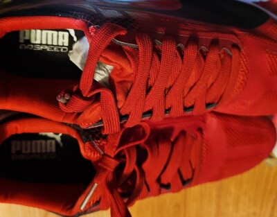 Puma Scuderia Ferrari Black- Red Shoes Men's Shoes  (Size US 9.5)