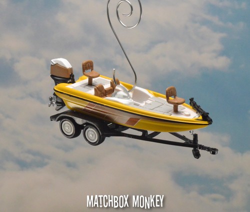 Bass Fishing Boat Custom Christmas Ornament Nitro Ranger Tracker Lund G3 Legend - Picture 10 of 11