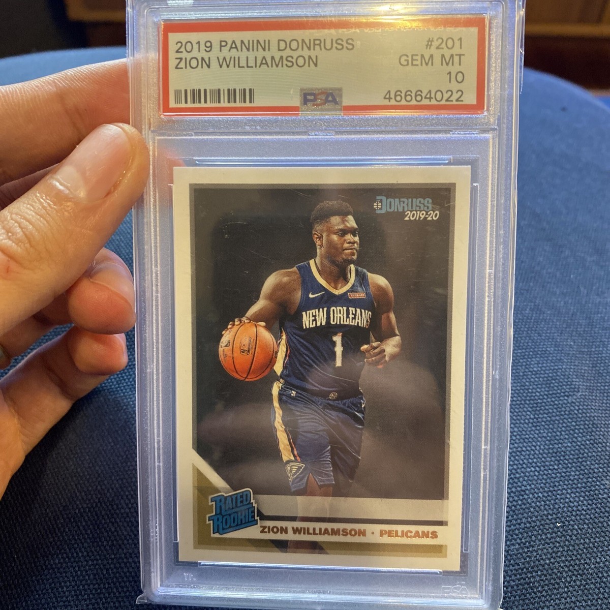 2019 Panini Donruss Basketball #201 Zion Williamson PSA 10