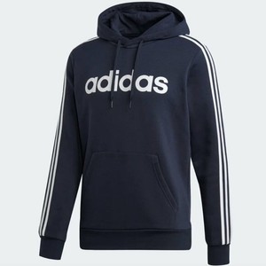 adidas Essentials 3-Stripe Pullover Fleece Hoodie DU0494 NWT | eBay