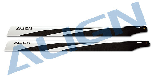 Align Trex 700 Pro/DFC Flybarless 700 3G Carbon Fiber Blades HD700B - Picture 1 of 4