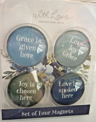 HOUR OF POWER BOBBY SCHULLER NEW 4 INSPIRATIONAL LOVE ~ JOY ~ GRACE MAGNETS !
