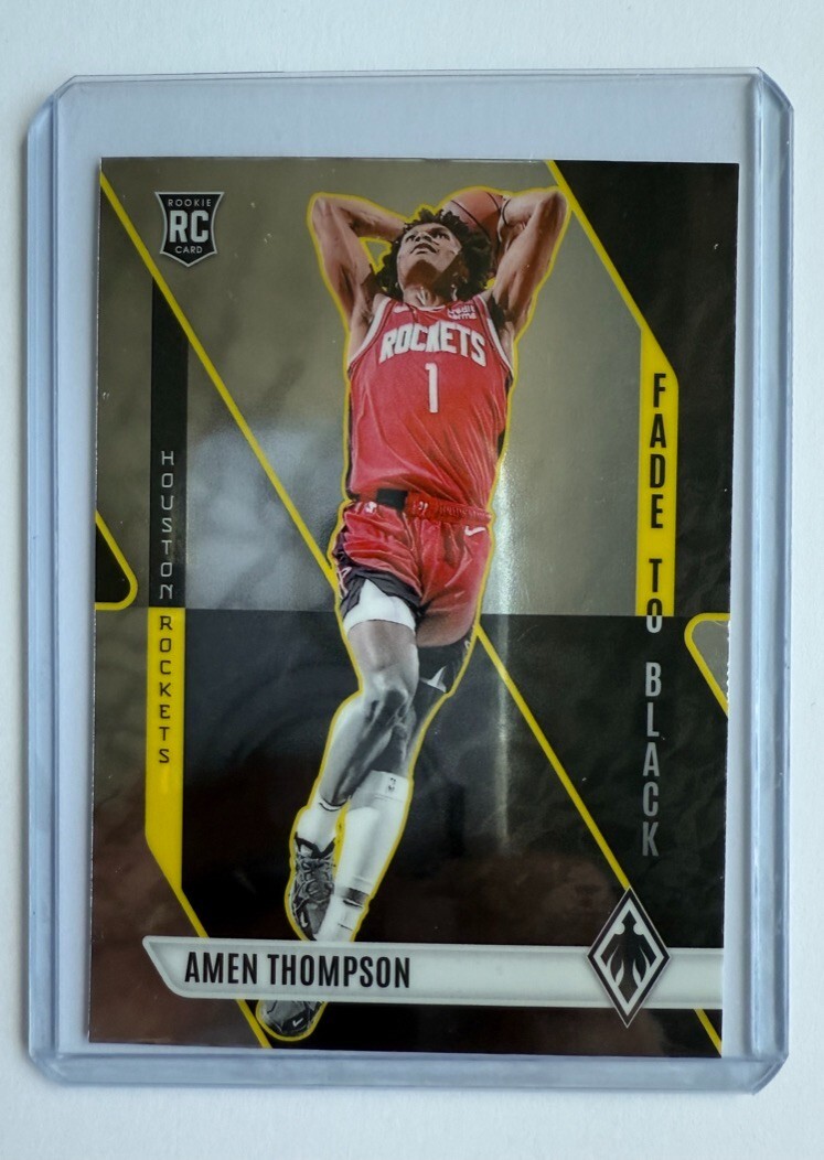2023-24 Panini Phoenix - Fade to Black Silver #21 Amen Thompson (RC)