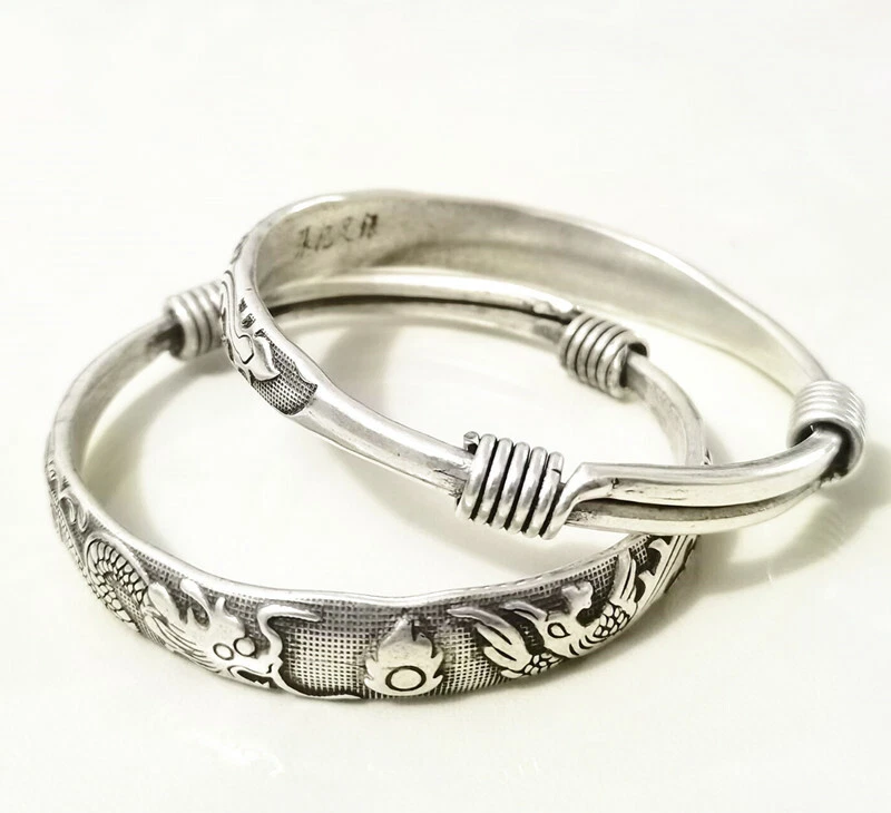 Silver hand kada for man design shop