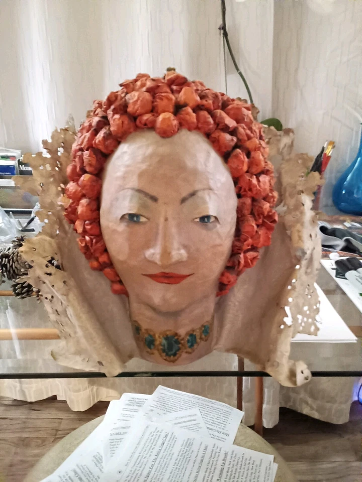 Queen Elizabeth I BUST, Paper Mache At Least 40 Years Old - Image 2 of 4