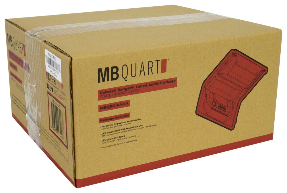 Приемник MB QUART MBQRG-STG2-RAD-1 2 аудиокомплект динамика для Polaris RANGER 2018