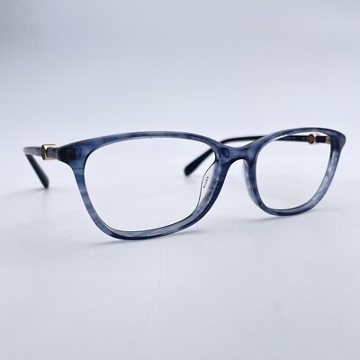 MULBERRY Brille BLUE MOTTLE SQUARE CAT EYE Brillengestell MOD: VML018