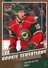 2009-10 Fleer Ultra Rookie Sensations #8 Colton Gillies Minnesota Wild