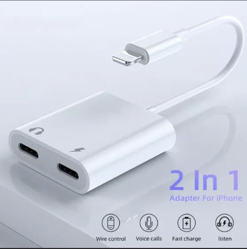 MINI ADATTATORE CUFFIA AUDIO CARICA 2 IN 1 PER Apple iPhone  7-8-XS-XR-11-11PRO | eBay