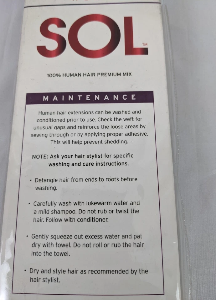 OUTRE SOL SIN ENREDOS 100% CABELLO HUMANO 12" COLOR ONDA PROFUNDA #2. Foto 3 de 4