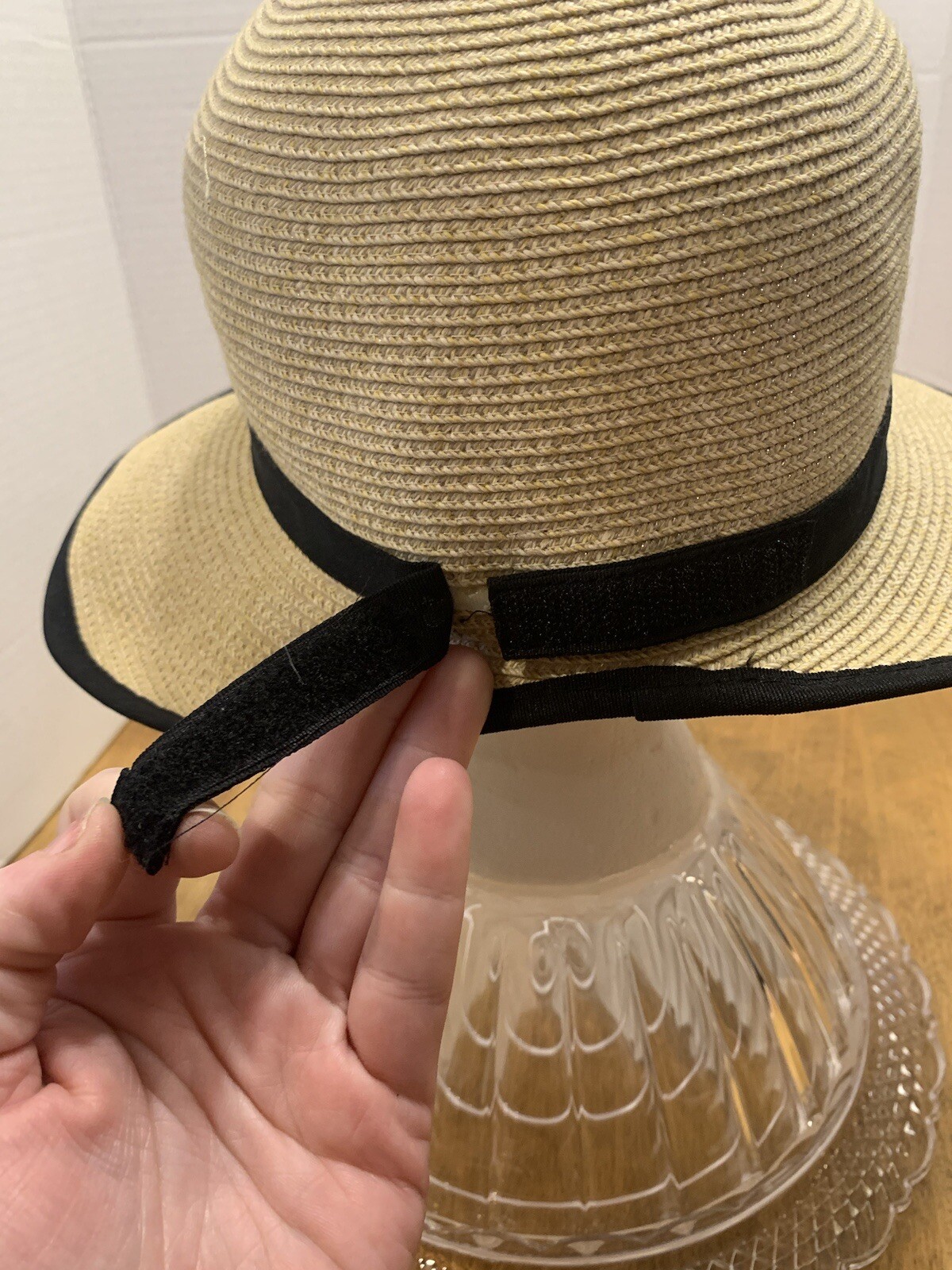 Sun N Sand Womens FaceSaver Sun Hat Black logo Band And Black Trim eBay