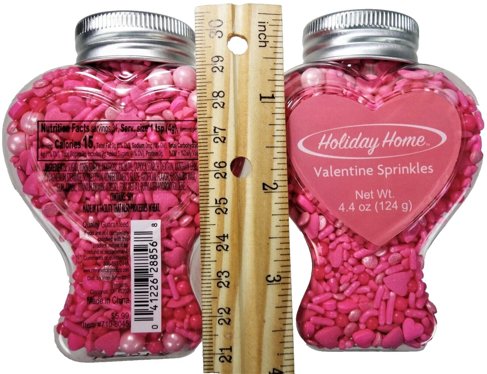 2 Wilton Casa de Vacaciones San Valentín Corazón Rosa Amor Espolvorea Pasteles Galletas Decorar Foto 2 de 4