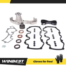 Fit Nissan Frontier Pathfinder Xterra 3.3L Timing Belt Kit Water Pump Gasket 