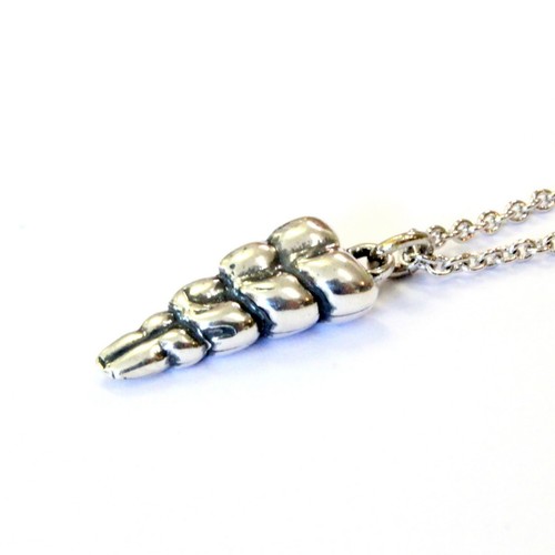 Collier serpent à sonnettes pour femme en argent sterling massif 541