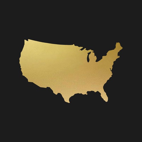 United States Outline Vinyl Decal Car USA Country North America Outline Sticker - Picture 8 of 13