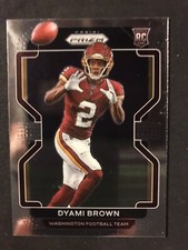 Dyami Brown PRIZM ROOKIE CARD #353 Washington Commanders RC 2021 Panini Prizm. rookie card picture