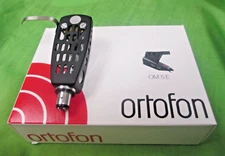 SME TYPE HEADSHELL WITH NEW ORTOFON OM 5 E  ELLIPTICAL CARTRIDGE READY TO GO