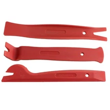 3 PC INSTALLER WEDGE PICK PRY TOOL KIT TRIM REMOVAL REMOVER DASH STEREO REMOVAL 