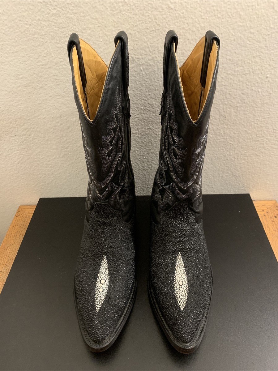 RADICAL BOOT CO Tan Leather Cowboy Boots SZ 12 Laredo Men main image 4