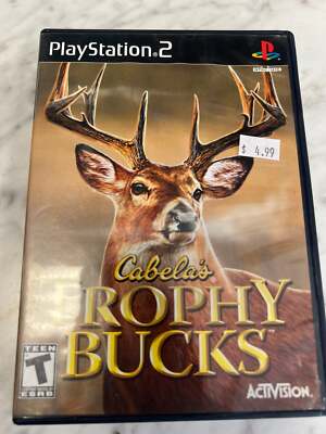 Cabela's Trophy Bucks for Playstation 2 PS2 in case. Tested and Working. DO62924