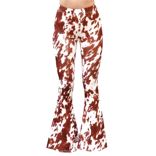 Printed Flare Yoga Pants