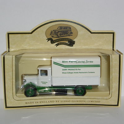 Lledo : Promotion : 1934 Mack Canvas-Back Truck : ELM FARM CATERING : LP28014A