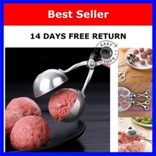 Stainless Steel Manual Meatball Maker Rice Ball Shaper Kitchen Tool