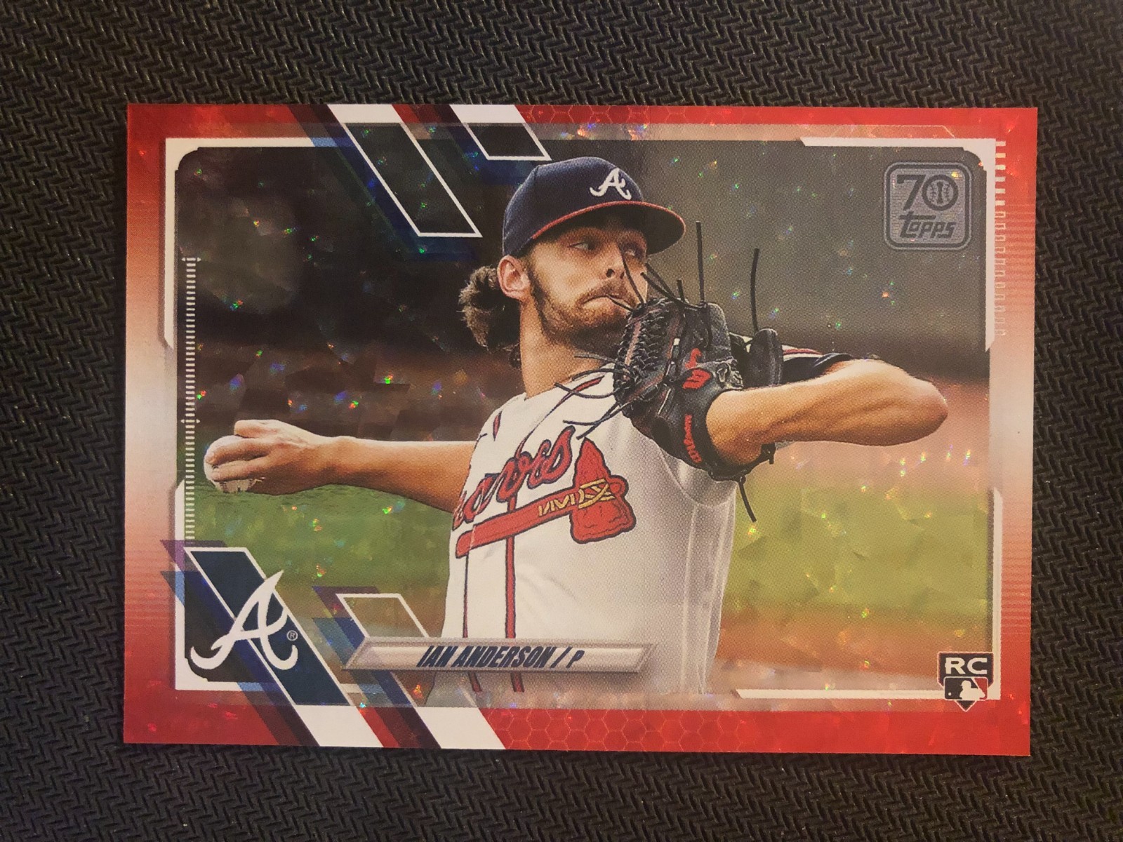 2021 Topps - Ian Anderson #239 Red Ice /199 Rookie (RC) - Atlanta Braves