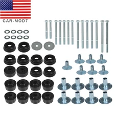 New Body Mount Bushing Kit For 2008-2016 Ford F-250 Super Duty 2WD 4WD KF04060BK