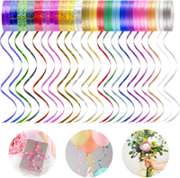 44 Rollen Ringelband Geschenkband Set, 5MM X 10M Geschenkverpackung Florist Luft
