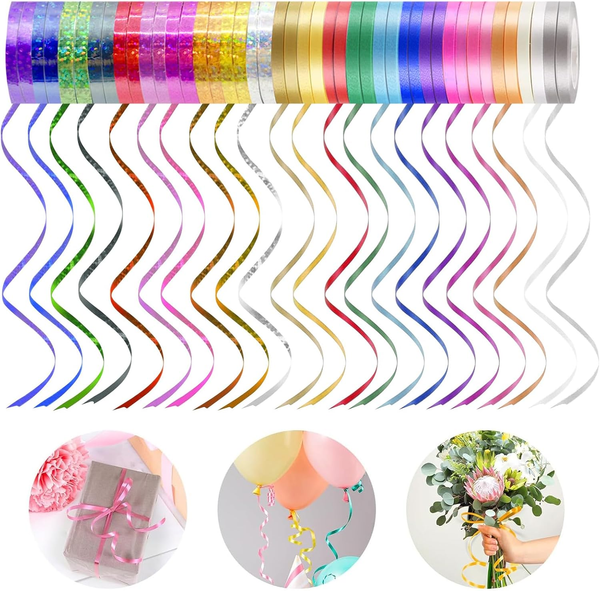 44 Rollen Ringelband Geschenkband Set, 5MM X 10M Geschenkverpackung Florist Luft-image