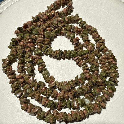 Unakite Gemstone Necklace