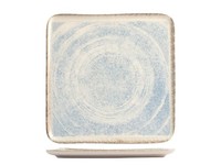 Gericht Bild Aus Steingut Sky Cm26, Blau Und Hellbraun, H&h
