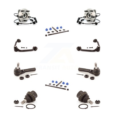 Bearing Upper Arm Lower Ball Joint Outer Tie Rod Link Front Kit (10Pc) For Ford
