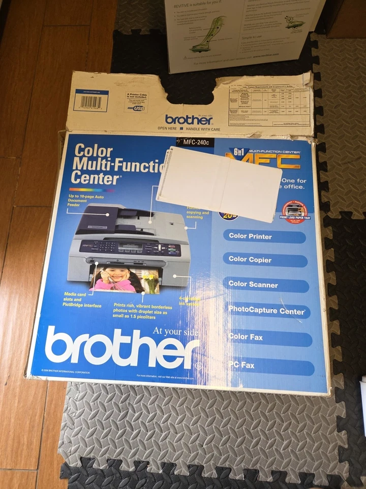 Brother Printer Color Multi Function Center 240C Inkjet Printer NEW in Box! - Image 2 of 4