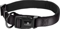 Halsband Abbi Schwarz 50-55Cm 25Mm FüR Hunde, Verstellbar, Nylon