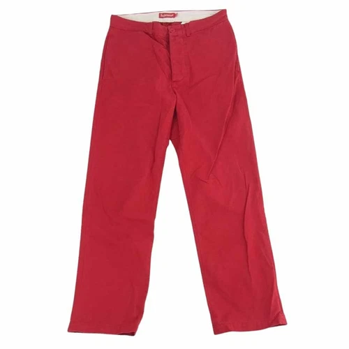 Pantalon de travail suprême chinos rouge 30 occasion LIFE 0
