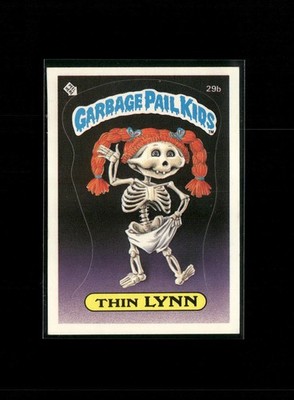 1985 Topps Garbage Pail Kids Series 1 #29b Thin Lynn