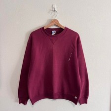 Vintage Russell Athletic Distressed Pullover Crewneck Sweatshirt Made In USA L