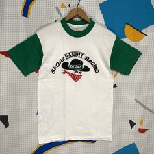 Vintage 70s 80s Skoal Bandit Tshirt Medium Racing Chew Tobacco Grunge Western US
