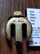 My Mute Violin Viola Silencer High-grade gold-plated finish Weight approx. 65g