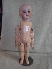 Pretty Antique French Bisque Head Doll 16 1/2" Damaged