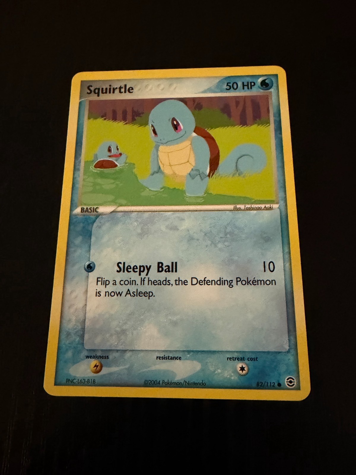 Squirtle 82/112 FireRed & LeafGreen Regular NM