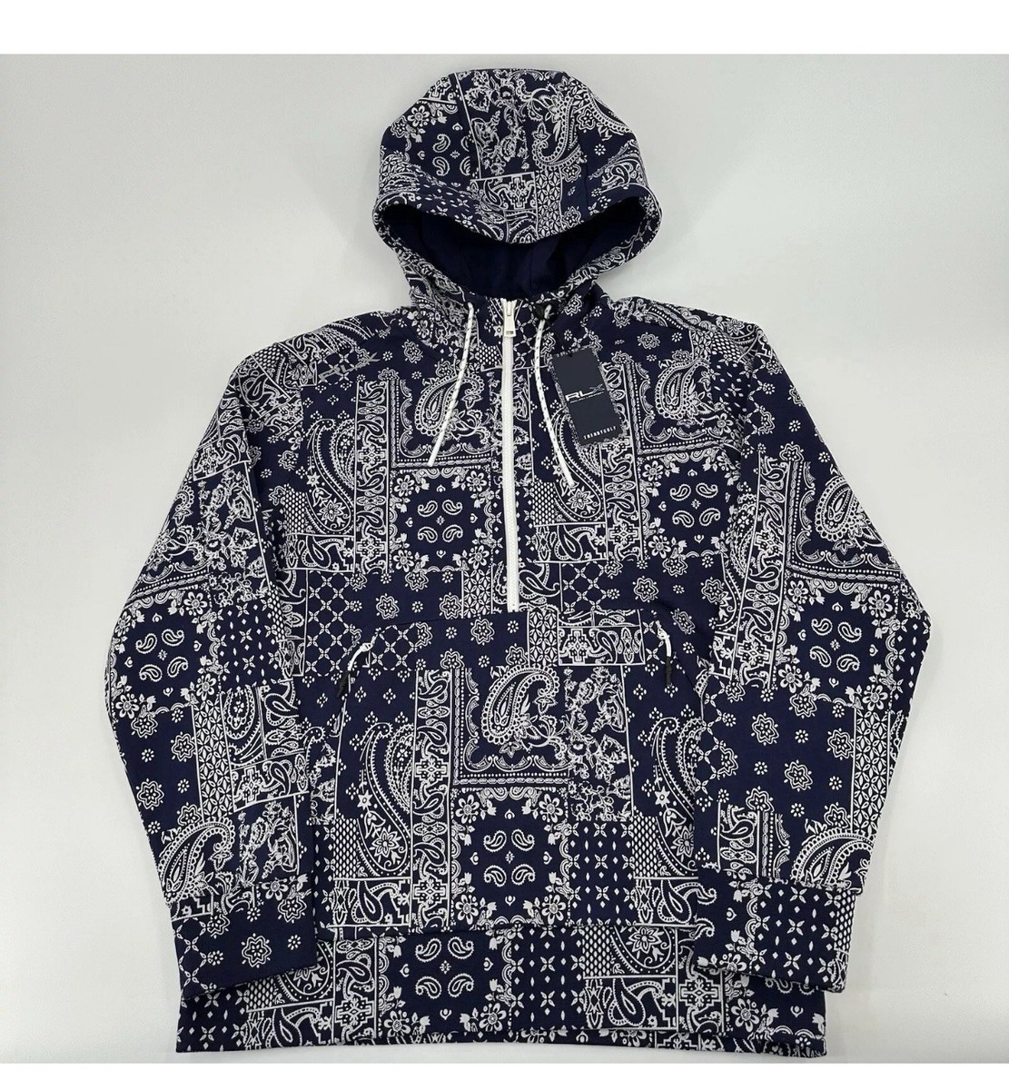 RLX Polo Ralph Lauren Hoodie Women's Small Bandana Print Trendy