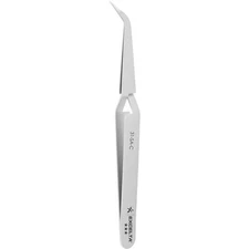 EXCELTA  Tweezers,SS,4 1/2" L,Curved,Point 822YR9 PK 12