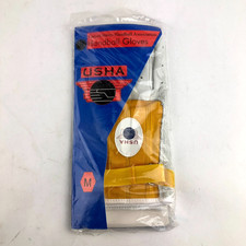 USHA Handball Gloves Genuine Deerskin Leather New & Comfortable & Durable Medium